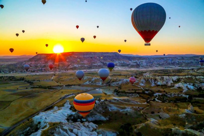 Cappadocia Hot-Air Balloon Tour at Sunrise