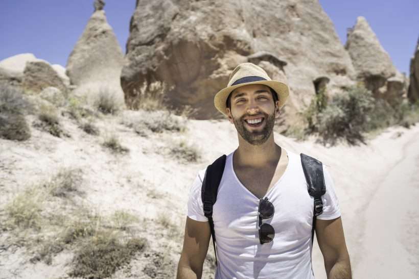 Cappadocia Blue Tour hiking through Red and Rose Valleys with local guide