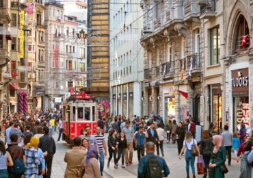Istiklal Avenue in Istanbul