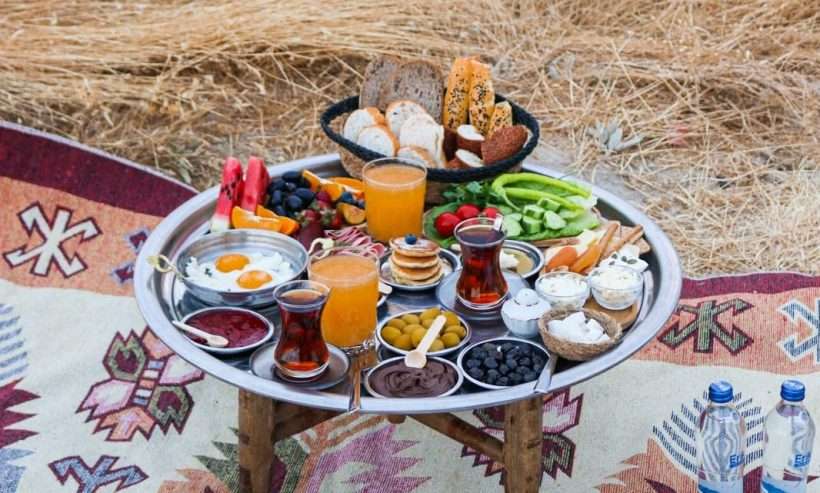 Fresh Fruits and Local Turkish Breakfast Specialties Fresh Fruits and Local Turkish Breakfast Specialties