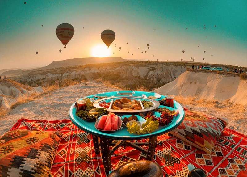 Cappadocia Hot Air Balloons at Sunrise Hot air balloons over Cappadocia at sunrise